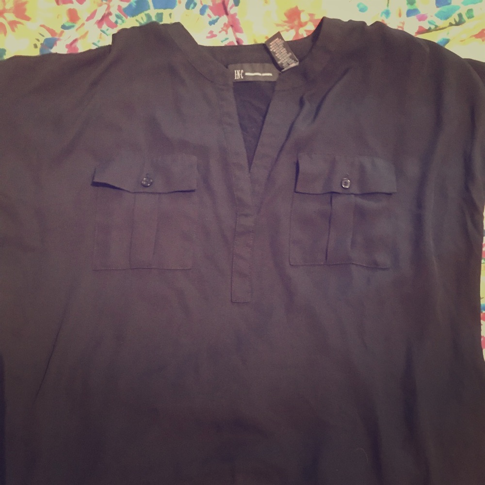 Black dress shirt